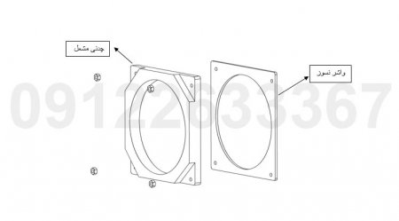 باز کردن چدنی مشعل و واشر نسوز پشت هیتر کابینتی آن